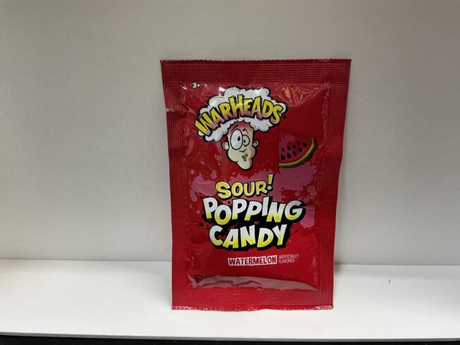 WARHEADS POPPING CANDY WATERMELON