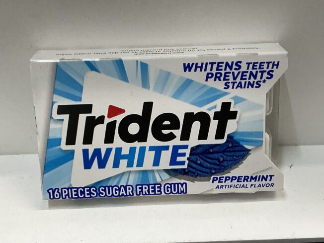 TRIDENT WHITE PEPPERMINT