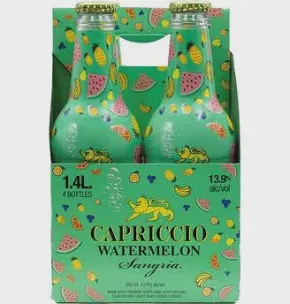 Capriccio Watermelon Sangria 4 pack