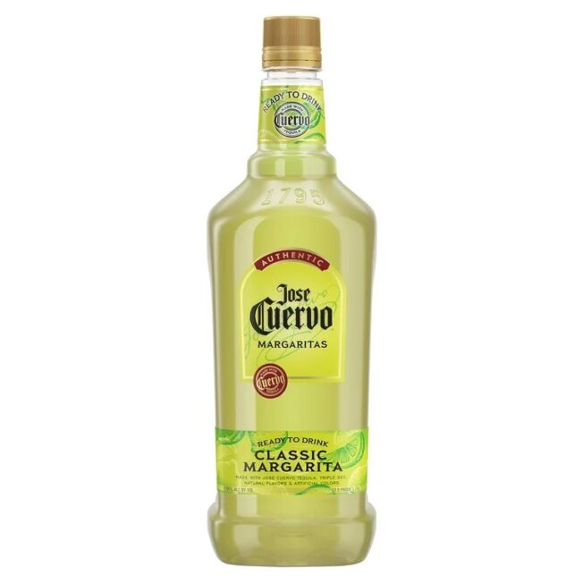 Jose Cuervo® Authentic Margarita Classic Lime Ready to Serve, 9.95% ABV, 1.75 L Plastic Bottle