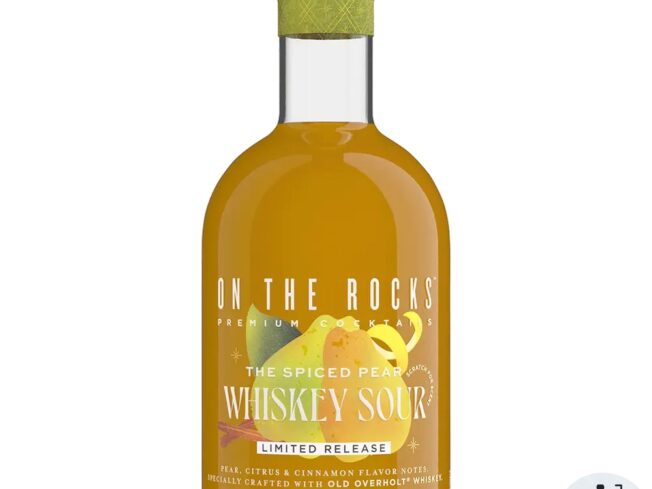 On The Rocks Spiced Pear Whiskey Sour 375ml