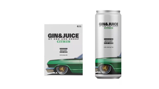 Gin & Juice 5.9% ABV Citrus Cocktail Cans (355 ml x 4 ct)