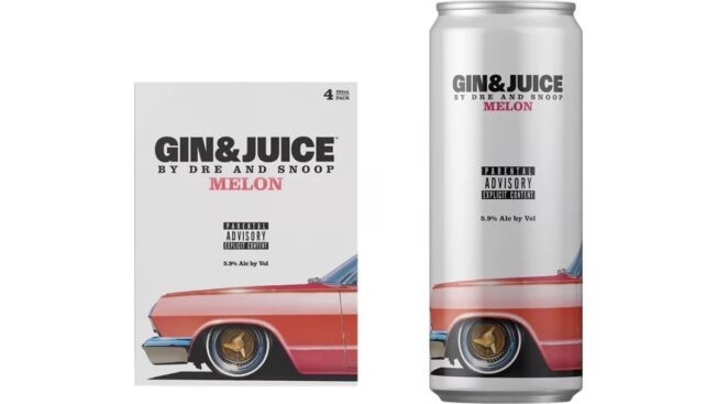 Gin & Juice Melon by Dre Snoop Cocktail RTD Cans (355 ml x 4 ct)