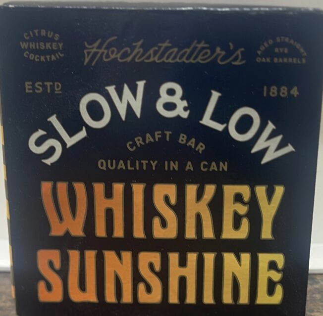 Slow & Low Whiskey Sunshine 4 Pack