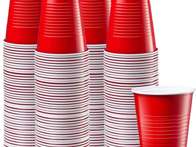 Party 12 Plastic Cups 16oz
