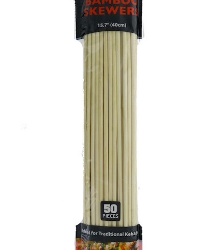 Bamboo Skewers 50 Pieces 15.7” (40cm)
