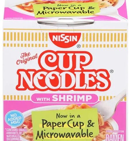 Cup Noodles With Shrimp  single