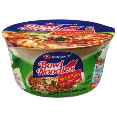 Bowl Noodles Hot & Spicy Flavor