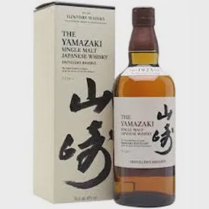 The Yamazaki Single. Malt Japanese Whiskey Distiller,s Reserve 750ml