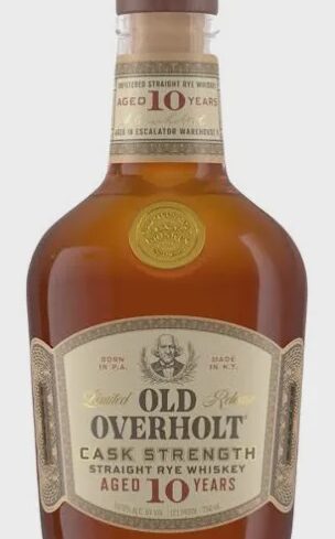Old overholt  Cask strength 10 years 750ml