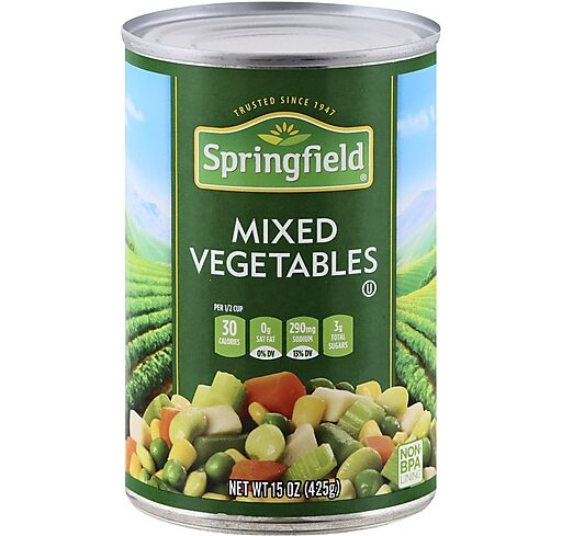 Springfield Mixed Vegetables