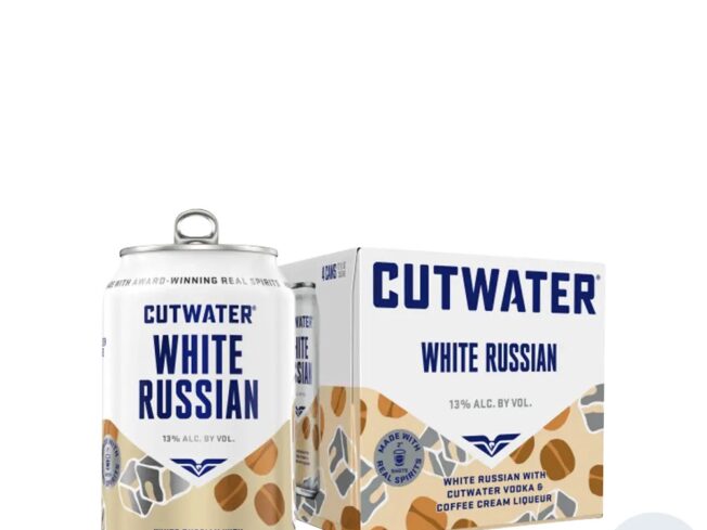 Cutwater Vodka White Russian 4pk-12oz cans