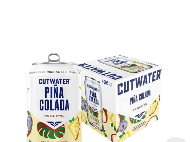 Cutwater Pina Colada Cocktail 4pk-12oz cans
