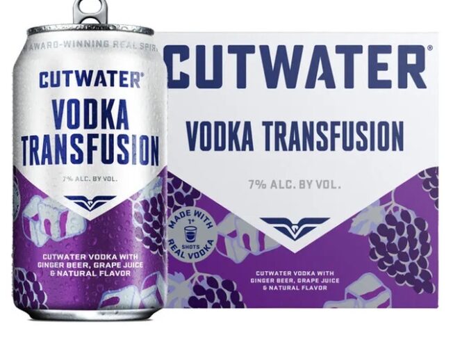 Cutwater Vodka Transfusion 4 cans / 12 fl oz