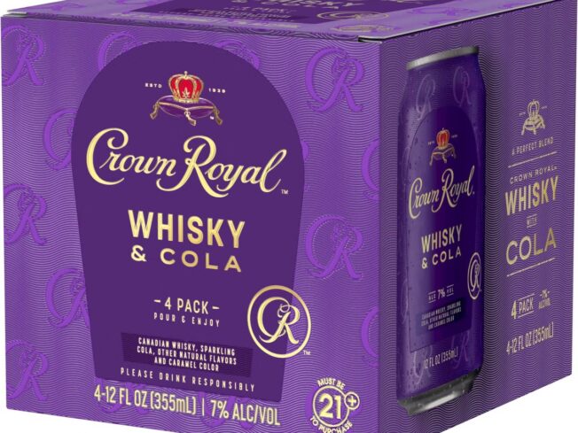 Crown Royal Whisky & Cola Cocktail - 4pk/355ml Cans