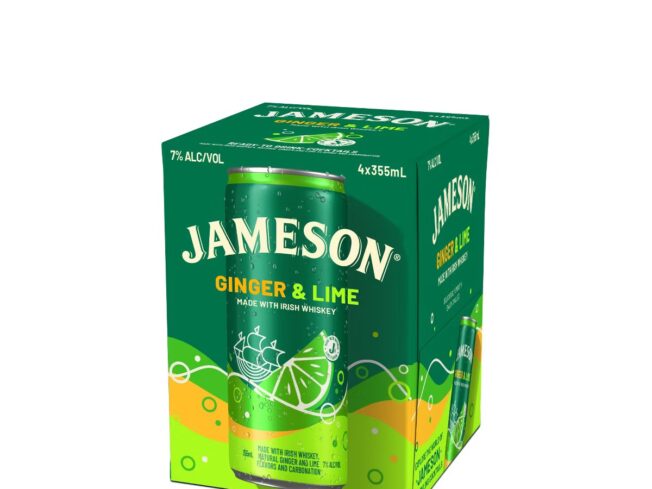 Jameson Whiskey Lime RTD - 4pk/355ml Cans