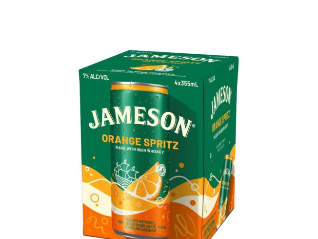 Jameson Orange Spritz Irish Whiskey Cocktail - 4pk/355ml Cans