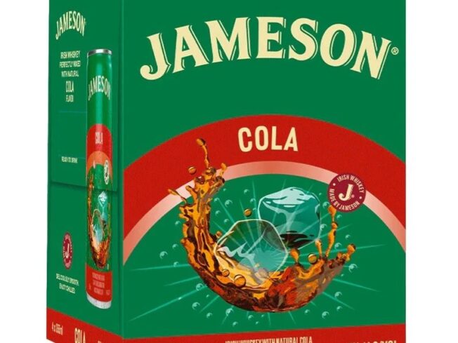 JAMESON COLA 4PK CANS
