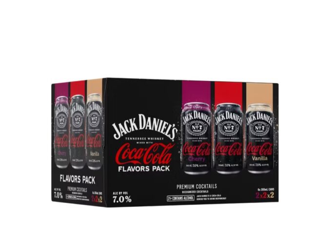 Jack Daniel's & Coca-Cola Variety Flavored Beverages - 6pk/12 fl oz Cans