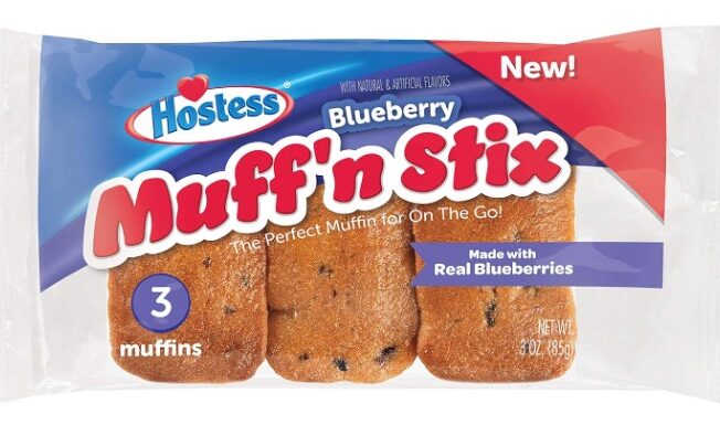 Hostles Muffin Stix baked With Real Blueberries
