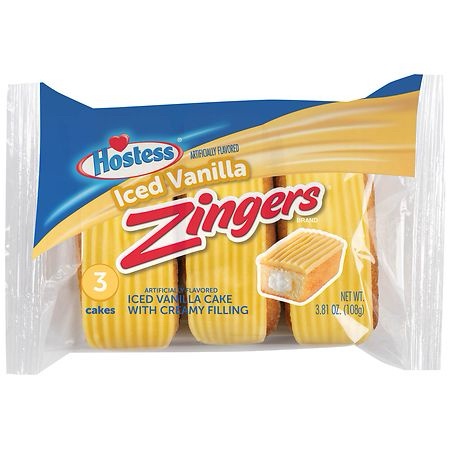 Hostess Iced Vanilla Zingers
