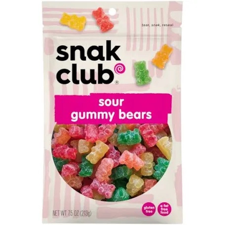 Snak Club Sour Gummy Bears