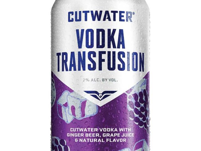 CUTWATER GRAPE VODKA TRANSFUSION 355ML