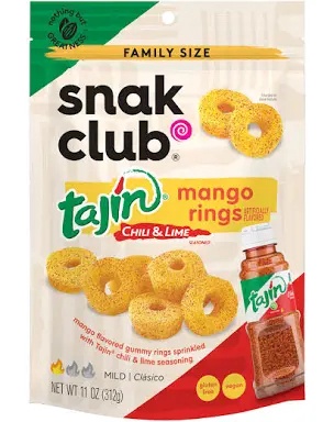 Snak Club Tajin Mango Rings Chili & Lime