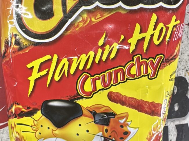 Cheetos flaming hot crunchy 2.8 oz