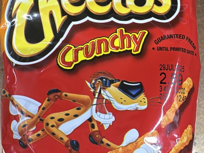 Cheetos crunchy 2. 7/8 oz