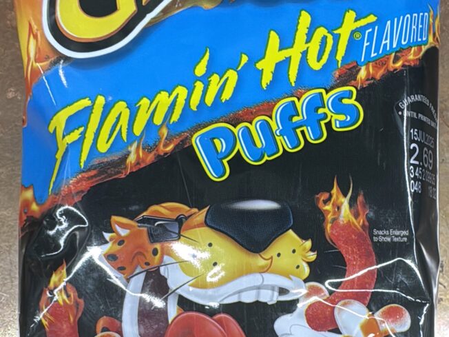 Cheetos Flamin hot Puffs 2. 1/2 oz