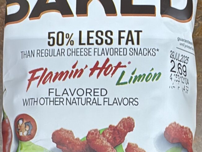 Baked Cheetos Flamin Hot Limon 2 1/2 oz