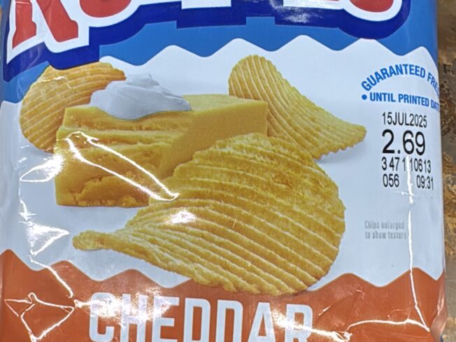 Ruffles Cheddar&sour cream 2 1/4oz