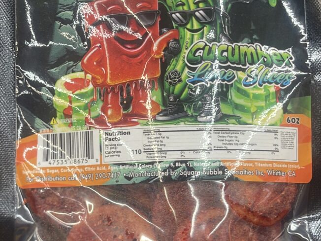 Bombies Cucumber Lime Slices 6oz