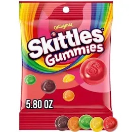 Orginal Skittles Gummies 5.80 oz