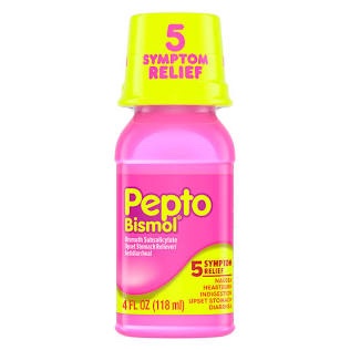Pepto Bismol 5 Symptom Relief 4 Fl oz (118 ml)