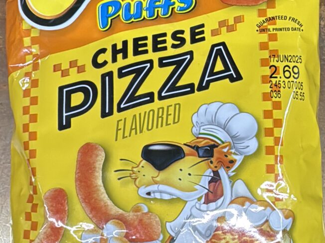 Cheetos Puffs Cheese pizza 2. 1/2 oz