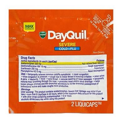 DayQuil Serve Cold&Flu 2 Liquicaps