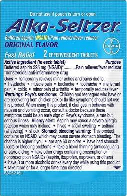Alka Seltzer 2 Tablets