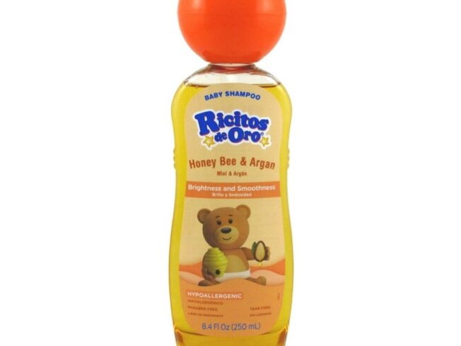 Baby Shampoo Ricitos dec Oro Honey Bee & Argan 8.4 fl oz 25o ml