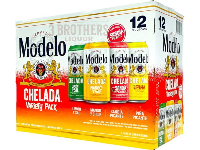 MODELO CHELADA MIX VARIETY 12 PACK CANS