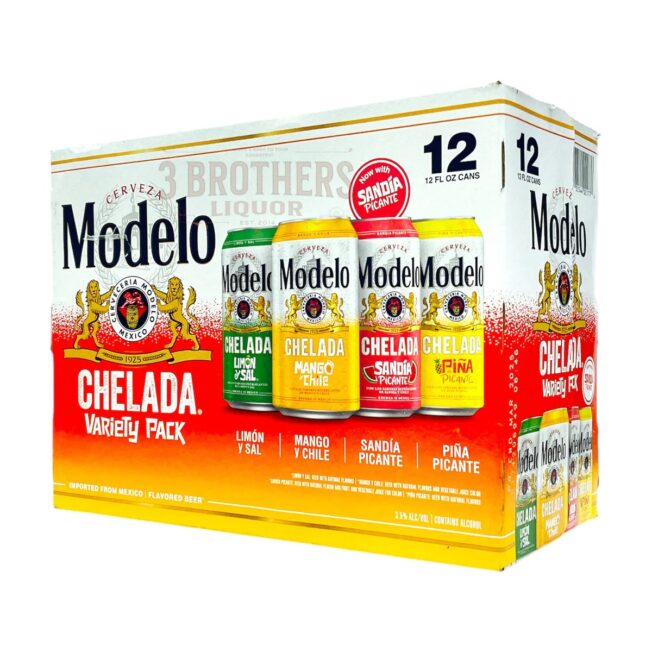 MODELO CHELADA MIX VARIETY 12 PACK CANS