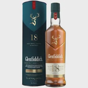 Glenfiddich 18 year our small batch Single Malt whisky 750ml
