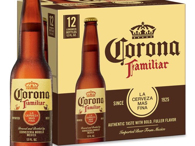 Corona Familiar Mexican Lager Imported Beer, 12 Pack 12 fl. oz. Bottles, 4.8% ABV
