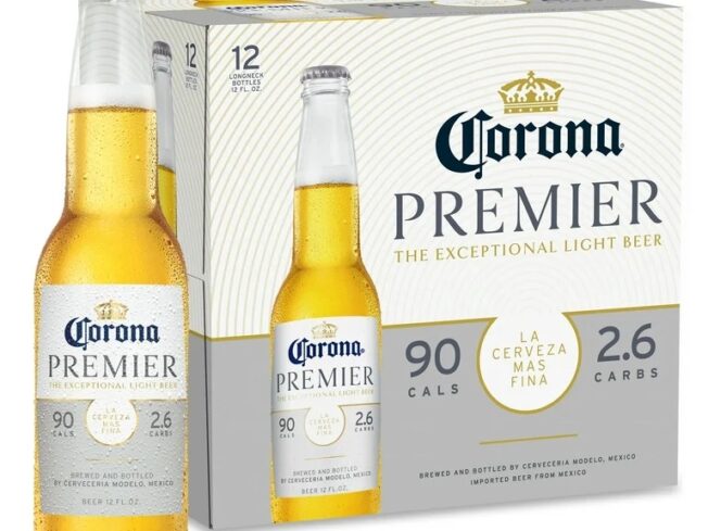 Corona Premier Mexican Lager Light Import Beer, 12 Pack 12 fl. oz. btls, 4.0% ABV