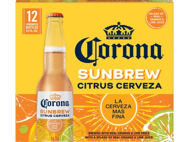 Corona Sunbrew Citrus Cerveza Mexican Import Beer, 12 Pack 12 fl oz Bottles, 4.5% ABV