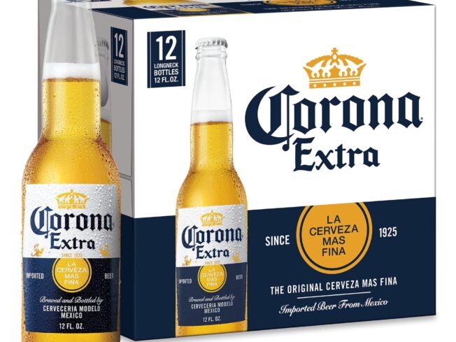 Corona Extra Mexican Lager Import Beer, 12 Pack 12 fl. oz. Bottles, 4.6% ABV