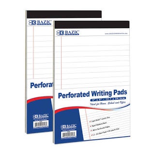 Perforated Writing Pads