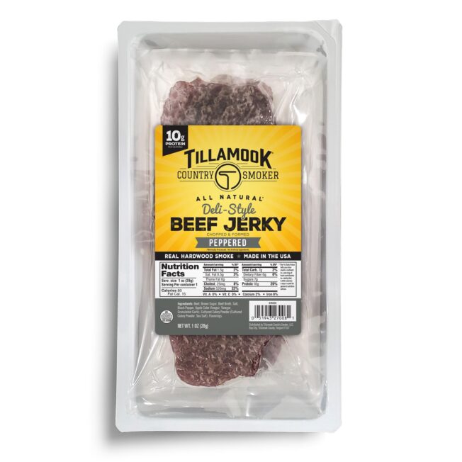Tillamook Desi Style Beef Jerky Peppered