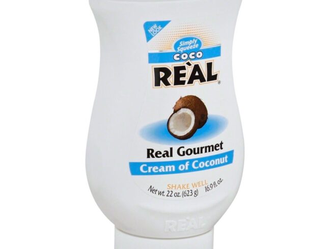 Real Gourmet Cream Of Coconut Shake well 16.9 oz